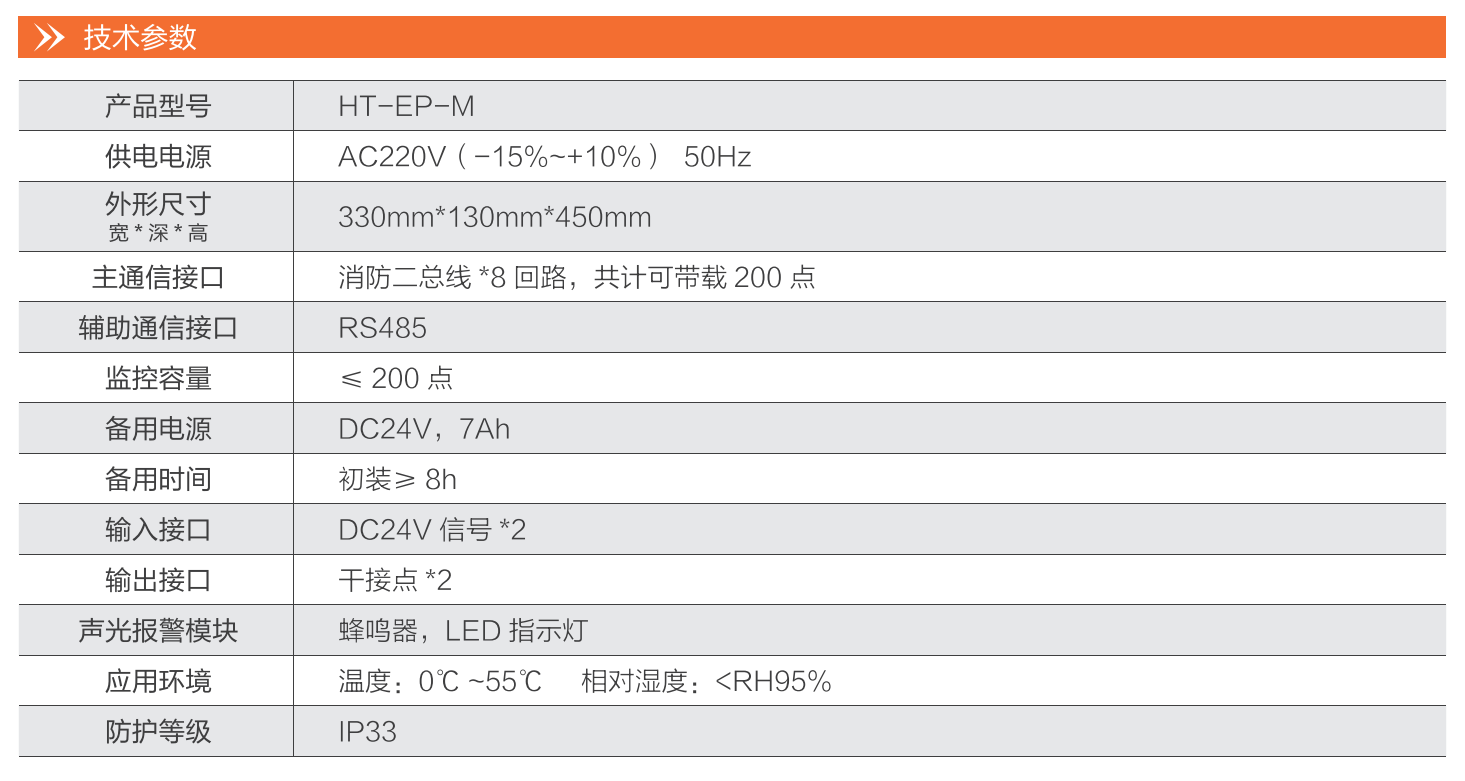 華天消防設備電源監(jiān)控器技術參數